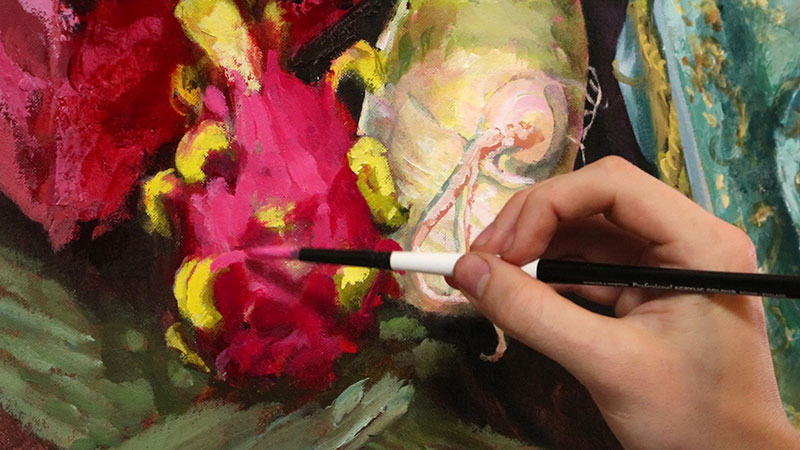 Acrylic artwork sample