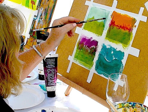 Acrylic artwork sample